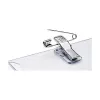 DURABLE naamkaarthouder 90x54 mm met combi-clip, transparant, 5 stuks (861019)