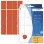 HERMA permanent etiketten rood 25 x 40 mm 512 etiketten (32 vel x 16) 2452