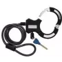 FISCHER kabelslot met framebevestiging, 1200 mm, handboei-sleutelslot, zwart 50745