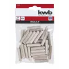KWB 028180 houtdeuvels 8 x 40 mm, 40 stuks, beuken