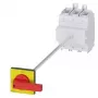 Siemens 3LD2418-0TK13 3-polige hoofd- en noodstop-schakelaar, 250 A, rood/geel