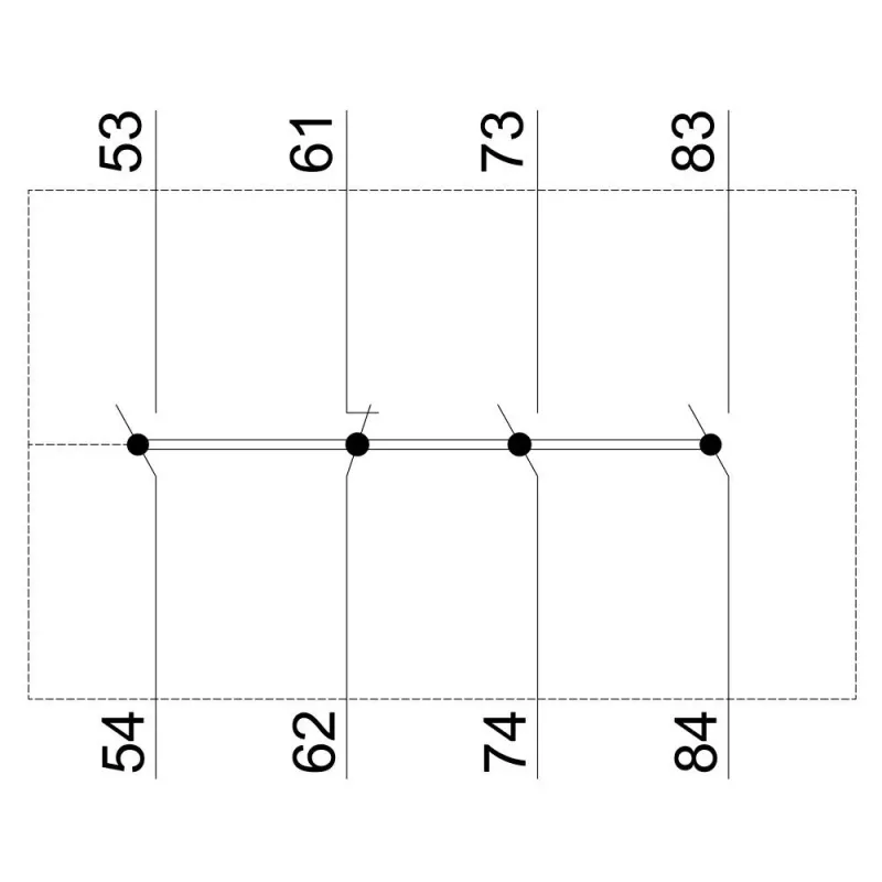 Siemens hulpschakelaarblok 3RH2911-2GA31, 1 S + 1 Ö, schroefaansluiting, frontmontage