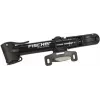 FISCHER mini fietspomp met T-greep, zwart, omschakelbaar hogedruk/hoge volume, telescopisch - 1 stuk (85581)