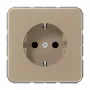 JUNG CD1520KIGB Schuko stopcontact inzet, aluminium brons-goud