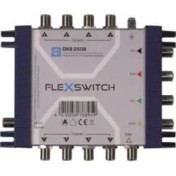 WISI FLEXSWITCH DXR0508 multiswitch 5 in 8 receivergevoed passief cascadeerbaar