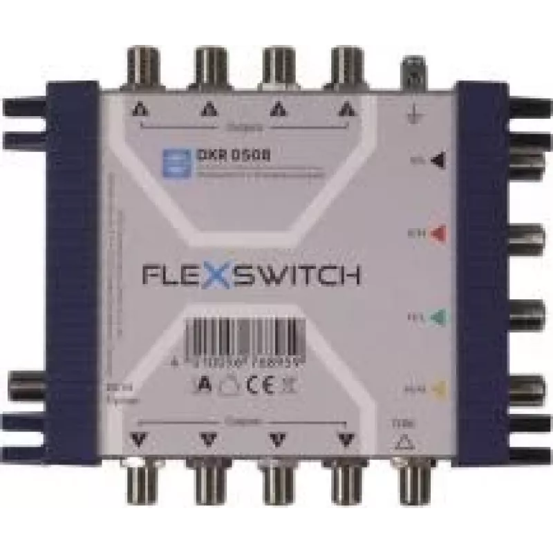 WISI FLEXSWITCH DXR0508 multiswitch 5 in 8 receivergevoed passief cascadeerbaar