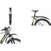 FISCHER fiets-spatbordenset 26-29 inch kunststof snelbevestiging zwart 85968