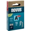 Novus type 53 fijndraadnietjes A 10 mm superhard verzinkt staal 800 stuks 042-0778