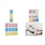 HELIT PLACATIV wanddisplay, 6 A4 staand + 12 1/3 A4 vakken, helder SAN, 35 mm diepte H6812302