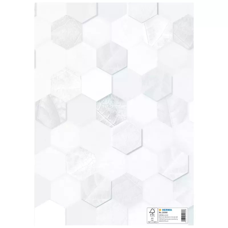 HERMA hefschoner X hefschoner, karton, DIN A4, wit, 10-pack 20080