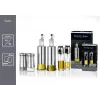 Ritzenhoff & Breker BASIC azijn- & oliefles set, glas met roestvrijstalen behuizing, 250 ml, 2-delig 823523