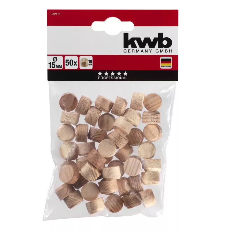 kwb conusplaten 15 mm, wit, 50 stuks 032115