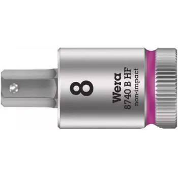 Wera Zyklop 8740 B HF 3/8 inch binnen-6-kant dopsleutel, 8 mm, met vasthoudfunctie 05003039001