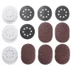 kwb 492104 delta schuurpapier set, korrel 40, Ø 225 mm, 5 stuks