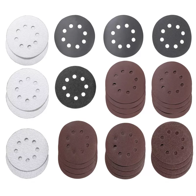 kwb 492104 delta schuurpapier set, korrel 40, Ø 225 mm, 5 stuks