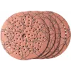 kwb 492104 delta schuurpapier set, korrel 40, Ø 225 mm, 5 stuks