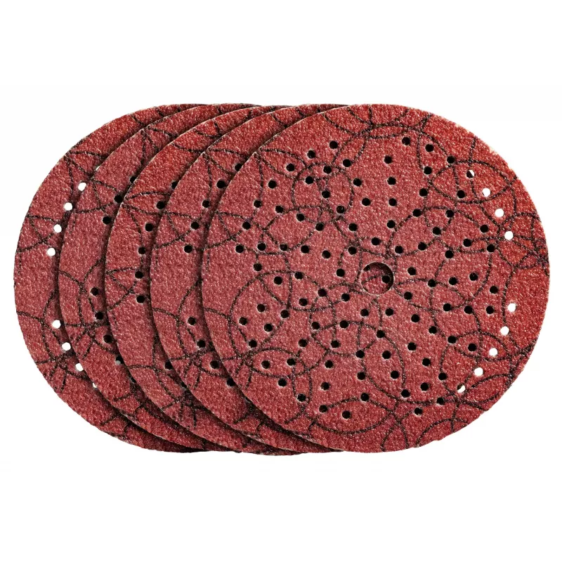 kwb 492104 delta schuurpapier set, korrel 40, Ø 225 mm, 5 stuks