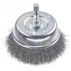 kwb draadbürste pot 75 mm, 0,2 mm gegolfd staal, 6 mm schacht voor metaal en steen 606310