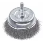 kwb draadbürste pot 75 mm, 0,2 mm gegolfd staal, 6 mm schacht voor metaal en steen 606310
