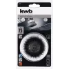 kwb draadbürste pot 75 mm, 0,2 mm gegolfd staal, 6 mm schacht voor metaal en steen 606310