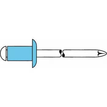 GESIPA blindklinknagels roestvrij staal 4 x 14 mm domkop, 500 stuks 6330533 LEGIERUNGSZUSCHL