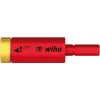 Wiha 29701200 momentsleuteladapter voor TorqueVario-S, 1/4 inch zeskant-uitgang, 133 mm