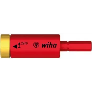 Wiha 29701200 momentsleuteladapter voor TorqueVario-S, 1/4 inch zeskant-uitgang, 133 mm