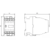 SIEMENS hulprelais 62E 6NO+2NC AC230V 3TH4262-0A (3TH42620AP0)