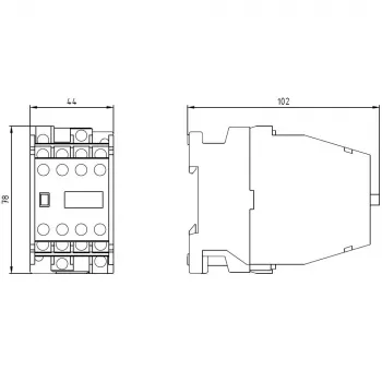 SIEMENS hulprelais 62E 6NO+2NC AC230V 3TH4262-0A (3TH42620AP0)