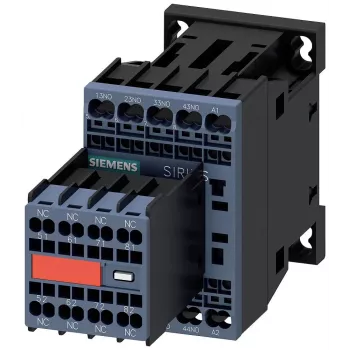Siemens SIRIUS 3RH2 hulprelais 3RH2244-2BB40, 4 NO + 4 NC, 24 V DC spoel, schroefklemmen