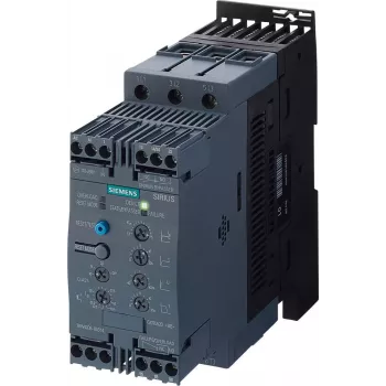 SIEMENS SIRIUS 3RW4038-1 softstarter, 37 kW, 72 A, 200-460 V AC, 24 V AC/DC sturing, schroefklemmen 3RW40381BB04