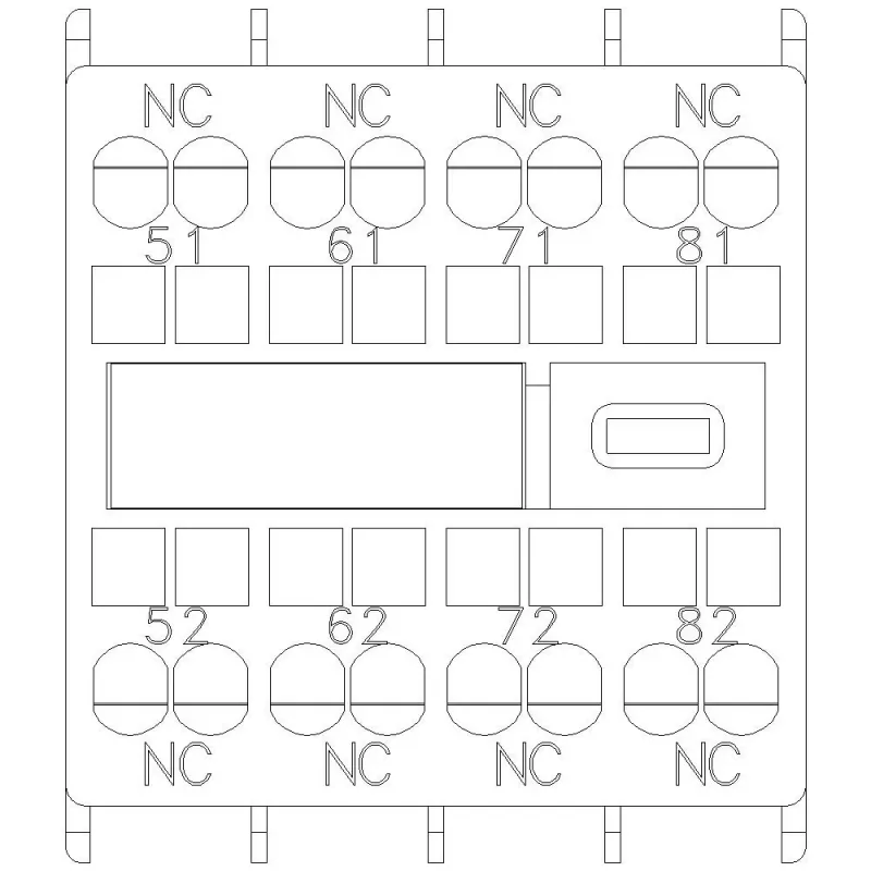 SIEMENS hulpschakelaarblok 40E SB10E S00 3RH2911-2G (3RH29112GA04)