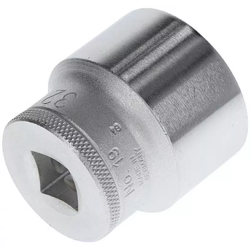 GEDORE 1/2 inch aandrijf zeskant dopsleutel 32 mm, 6-kant, verchroomd, DIN 3124 6132740