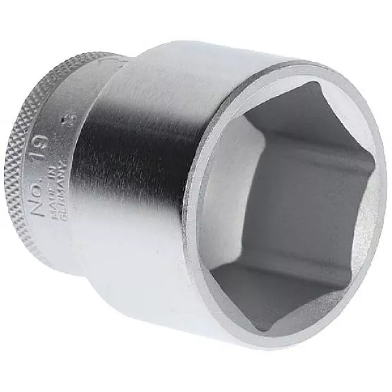 GEDORE 1/2 inch aandrijf zeskant dopsleutel 32 mm, 6-kant, verchroomd, DIN 3124 6132740