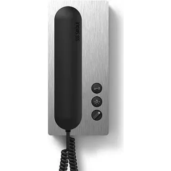 Siedle HTA 811-0 E/S deurtelefoonhoorn - zwart met RVS design-elementen 200041543-00