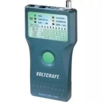 Voltcraft CT-5 multikabeltester voor RJ-45, BNC, RJ-11, IEEE 1394, USB