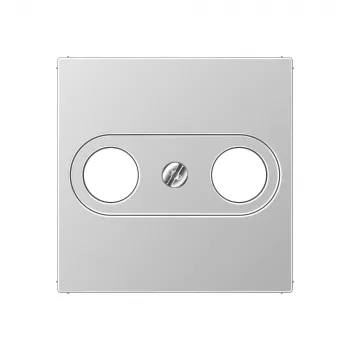 JUNG A 561 PLTV AL centraalplaat voor TV/radio/satelliet, aluminium