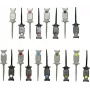 VOLTCRAFT MSO-GRIPPER testclipset 0,64 mm stekker CAT I 9 kleuren