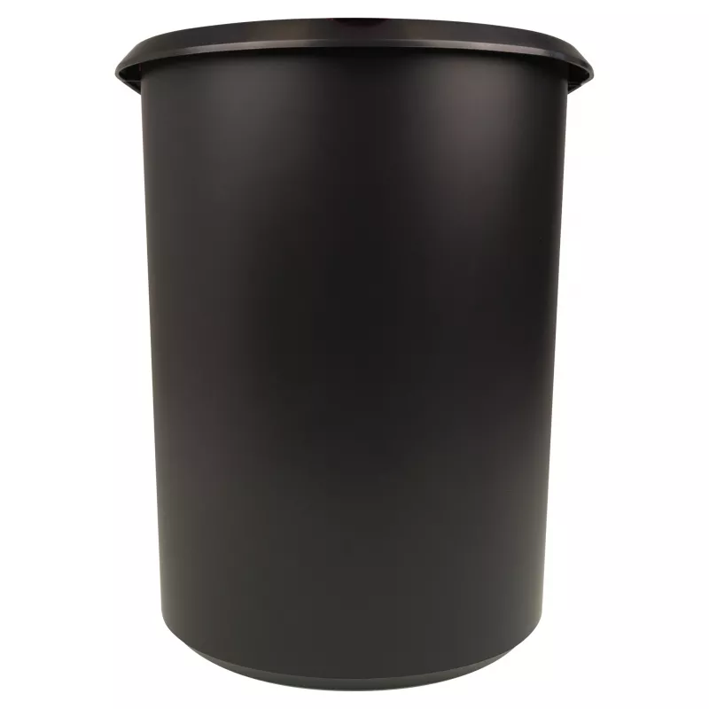 HELIT the double prullenbak, ovaal, 20 L, zwart, PE, zonder deksel, deel 1 (H6103795)