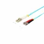 SHIVERPEAKS S/CONN maximum connectivity LC/ST Duplex Multimode OM3 50/125µm glasvezel-patchkabel, aqua, 5m (77945/3)