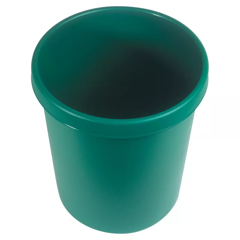 HELIT H61058-52 ronde kunststof afvalbak 18L groen