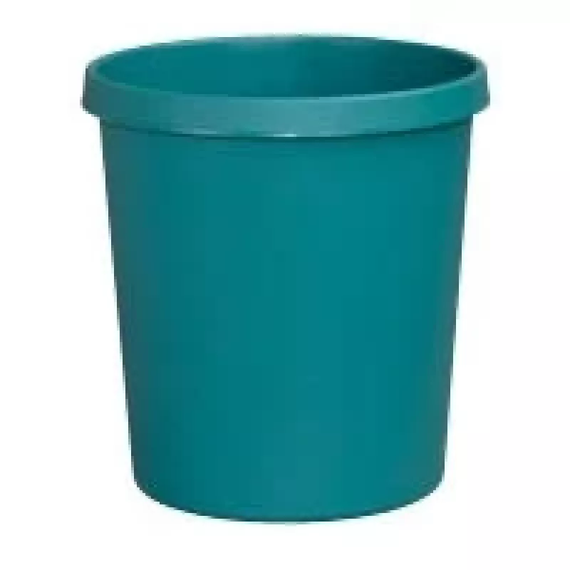 HELIT H61058-52 ronde kunststof afvalbak 18L groen