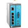 INSYS MoRoS icom MRO-L210 industriële LTE router, Ethernet WAN, 2x 10/100 Ethernet, blauw/grijs/wit 10019403