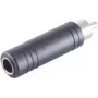 ShiverPeaks audio-adapter, cinch-stekker naar 6,3-mm-mono jackbus, metaal, vernikkeld (BS57005)