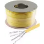 SHIVERPEAKS 75500-A+-100SSP Cat.7a S/FTP installatiekabel, 100 m, geel