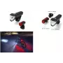 FISCHER fiets LED-verlichtingsset TWIN, 50/25/15 lux voorlicht, USB-oplaadbaar, StVZO-goedgekeurd 50428