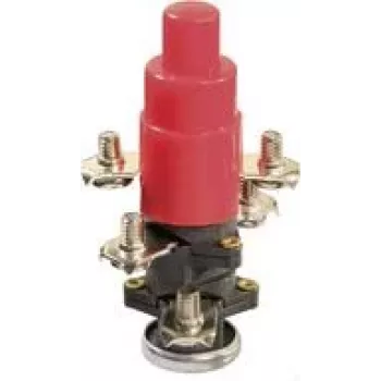 AS Schwabe 10960ET thermische beveiligingsschakelaar, 230 V, 16 A, IP54, handmatige reset, CEE-stekker/koppeling