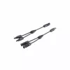 SHIVERPEAKS PV4 T-adapter kabelset, 2-naar-1, 4 mm², zwart, 30 cm BS02-21032
