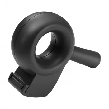 HELIT the bagel handzame verpakkingsbandafroller, recyclingkunststof, zwart, voor 50 mm band, 76 mm kern H6380095