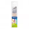 Pelikan starter-penseelset, 5-delige set met penselen van natuurhaar en houten handvatten, in transparant etui 300008264